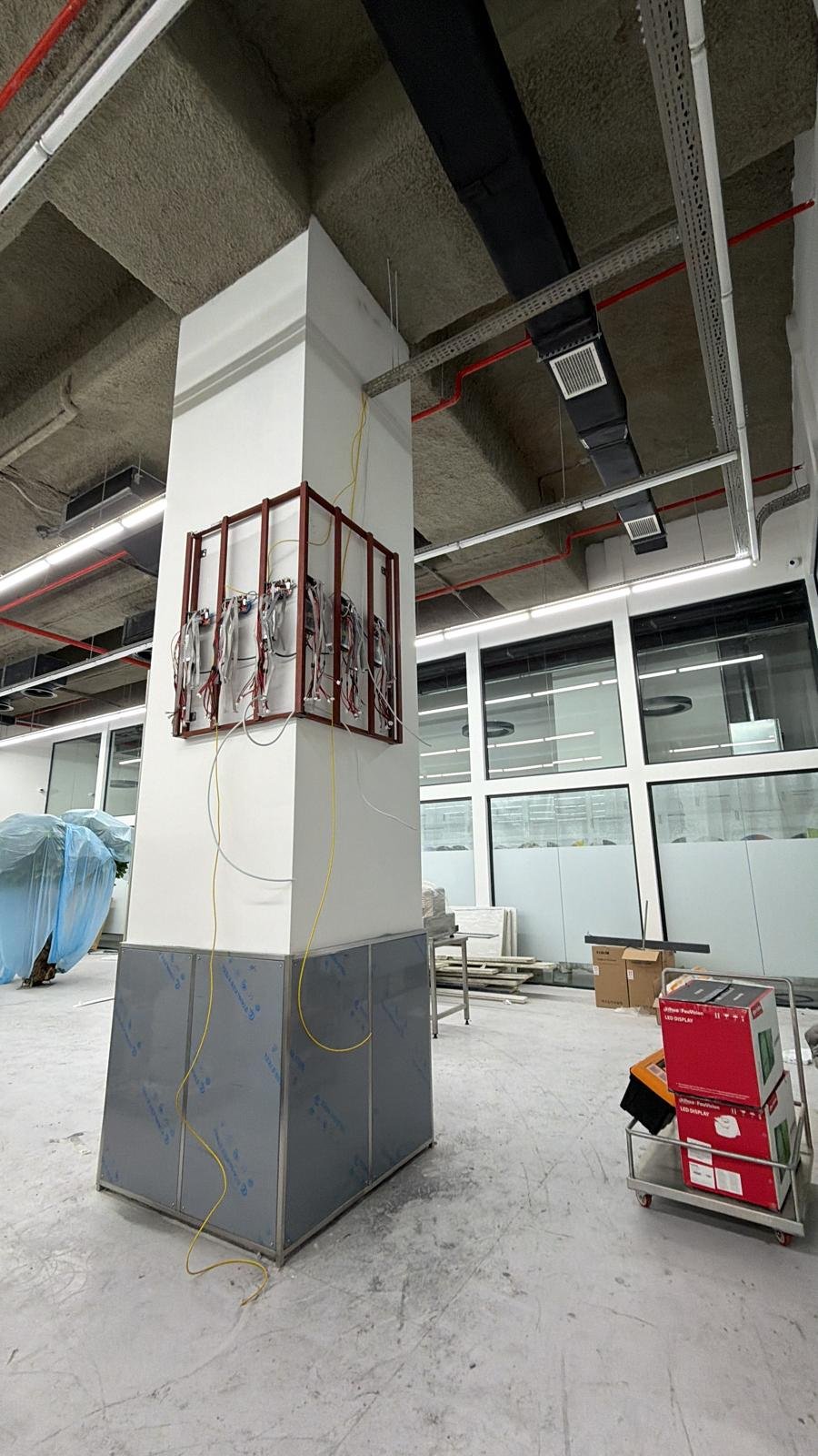 İkitelli OSB / İstanbul Arisch Kimya LED Ekran Uygulama Öncesi Durum