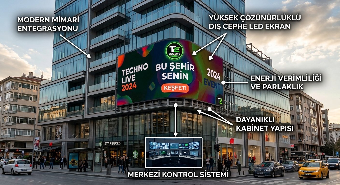 Dış Mekan LED Ekran Sistemleri